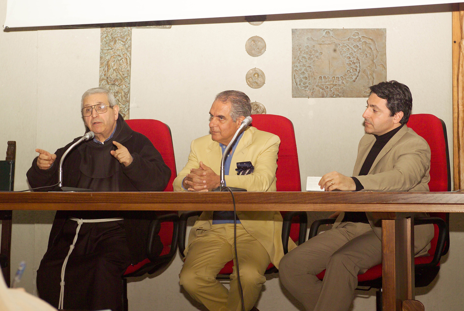 Assisi - da Sx Padre Giammaria Polidoro, Enrico Tuccillo, Fabio Gallo